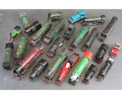 22 OO / HO gauge locomotives to include Fleischmann, Jouef, Wrenn Cardiff Castle, Lima, Triang etc 