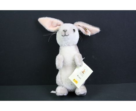 Steiff Classic Pooh Rabbit soft toy with original tag and button, vg