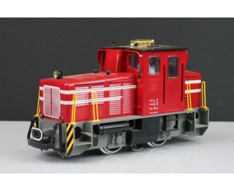 Lehmann G scale Schoema Diesel locomotive in red 