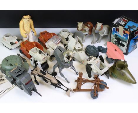 Star Wars - 16 Star Wars Mini Rigs &amp; accessories to include boxed Tri Pod Laser Cannon (complete), PDT-8 (complete, 1 x i