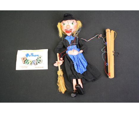 Original Pelham Witch Puppet in gd condition with paperwork
