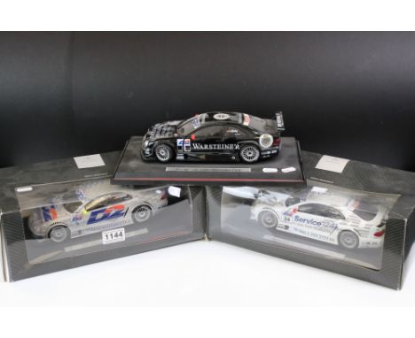 Two Boxed Mercedes-Benz Edition Motorsport 1/18 scale diecast models to include Service 24h AMG Mercedes CLK and D2 AMG Merce