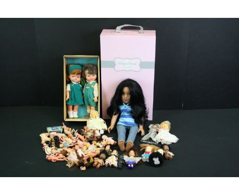 Quantity of mixed dolls and figures to include boxed Chad Valley Design a Friend Collection, many miniature examples featurin