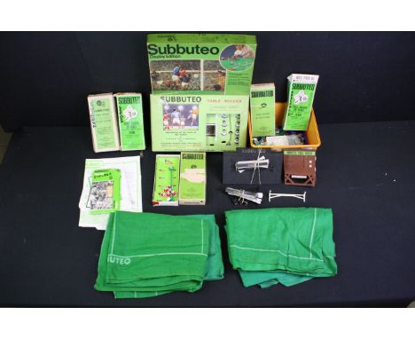 Subbuteo - Quantity of play worn HW Subbuteo to include 2 x box sets (Continental Display &amp; Display Edition), 5 x boxed t