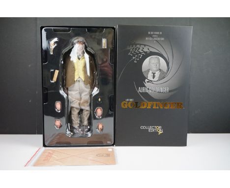 Boxed Big Chief Studios ltd edn James Bond Goldfinger Sixth Scale Auric Goldfinger Collector Figure First Edition, numbered 0