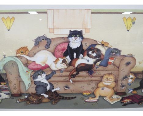 A LINDA JANE SMITH SIGNED LIMITED EDITION PRINT 'CATASTROPHE' No 400 / 850