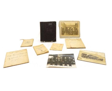 Kodak works FIRE BRIGADE, St. Albans: 1878 Manuscript volume: report book, 32pp. Plus a Minutes’ book of meetings, c30pp; Plu