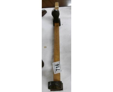 A vintage shoe sizer.