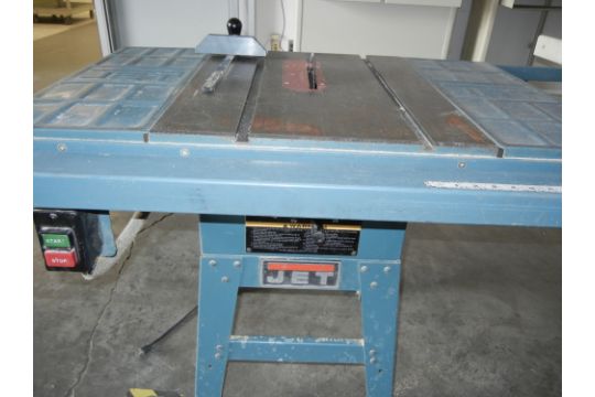 Jet Model Jwts 10 10 Table Saw With Rip Fence S N 60714380