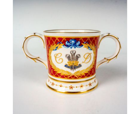 Limited edition bone china, commemorating the wedding of Princess Diana and Prince Charles; gilded accents. Coalport backstam