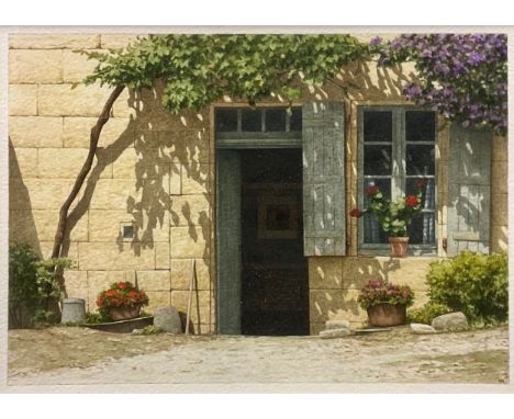 Nigel Ashcroft (British, bn. 1951) House in Tocane St. Apre signed with artist ‘s monogram NA, watercolour, Frost and Reed la