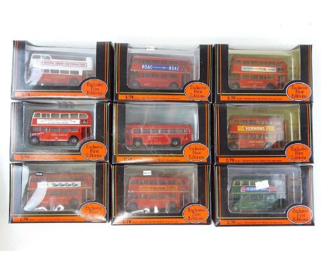 A group of EFE 1:76 scale buses - all London Transport Examples - VG in G boxes (9)