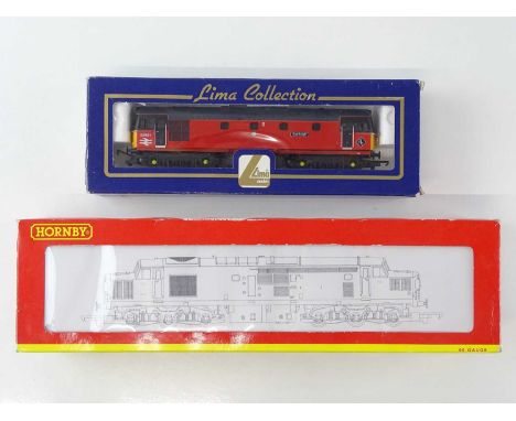 A pair of diesel locomotives by HORNBY and LIMA comprising Classes 33 and 37 - G/VG in G boxes (2)