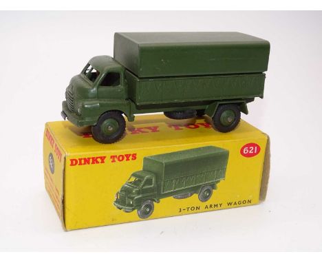 A DINKY Toys 621 - 3-Ton Army Wagon - G/VG in G/VG box