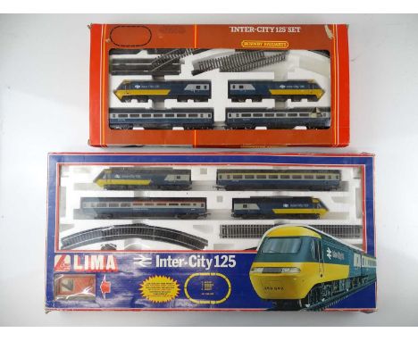 A pair of Intercity 125 train sets by HORNBY and LIMA - G/VG in F/G boxes (2)