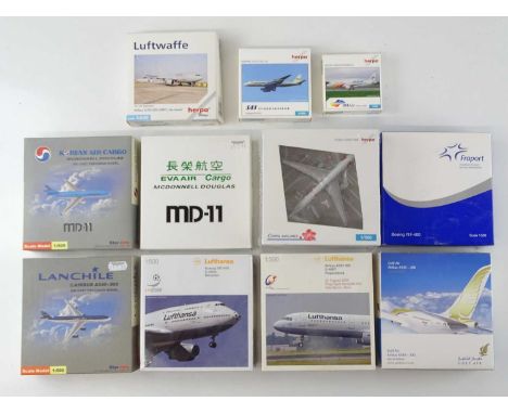 A group of 1:500 scale aircraft models - G/VG in G/VG boxes (11)