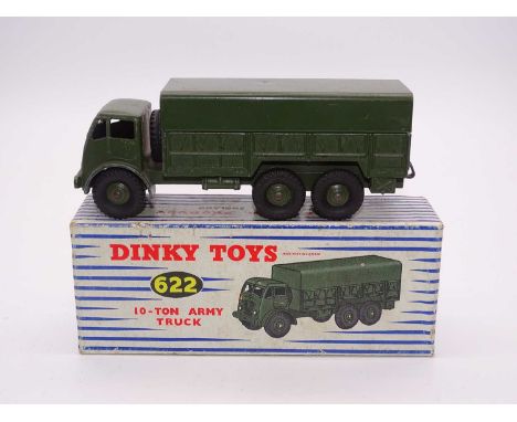 A DINKY Toys 622 - 10-Ton Army Truck - VG in G/VG box