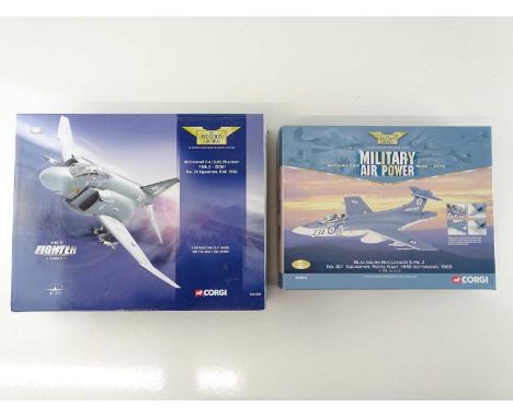 A pair of CORGI AVIATION ARCHIVE military planes in 1:72  scale - VG in G boxes (2)