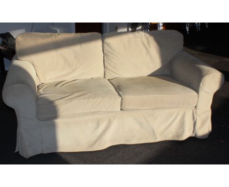 A modern two seater sofa 175cm length 