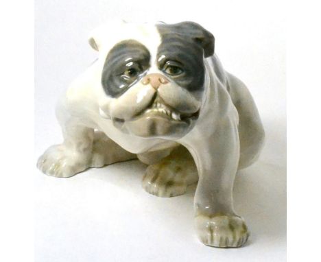 A large Royal Copenhagen model of a bulldog In good condition
