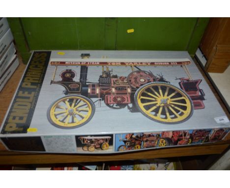 A plastic model Traction Engine kit