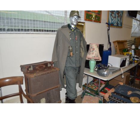 A full size mannequin in full German uniform
