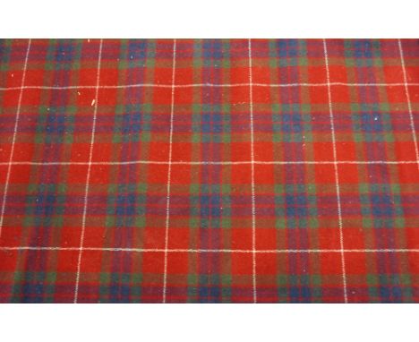 FRASER RED MODERN TARTAN CARPET SECTION
468cm x 386cm  (From the Erskine Hotel) 