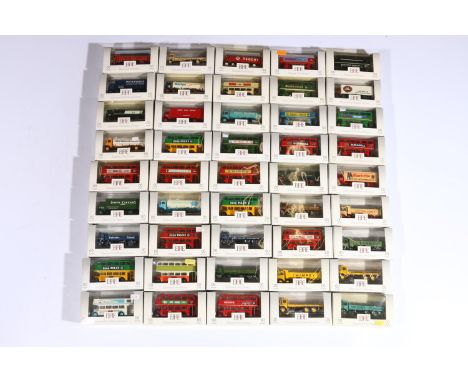 45 Gilbow Exclusive First Editions EFE 1/76 scale diecast model vehicles including 10104 London double decker bus 'Sss sch we