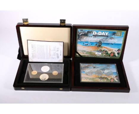 Westminster Mint The First and Last Strike of the Guinea commemorative silver crown set comprising JERSEY and GUERNSEY silver