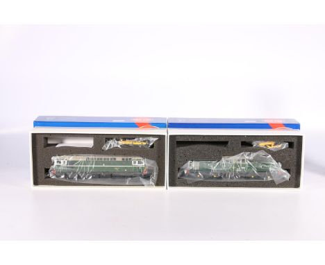 Two Heljan OO gauge model railway locomotives including 17071 Class 17 Clayton engine D8612 green BR and 27211 Class 27 diese