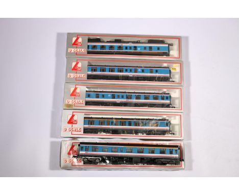Six Lima O gauge model railways Network South East coaches including three 35309 and three 7190, five boxed, (6) 