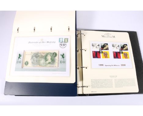 Westminster Mint two sets of the Portraits of Her Majesty First Day Coin and Banknote Cover Collection 1952-2012 each compris