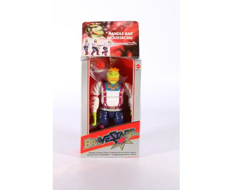 Mattel 1723 BraveStarr figure Handle Bar Moustachu, boxed, appears unopened&nbsp; 
