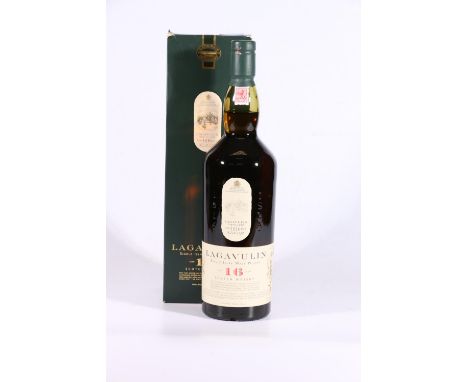 LAGAVULIN 16 year old Islay single malt Scotch whisky bottled by White Horse Distillers Glasgow, 1litre 43%vol, boxed 