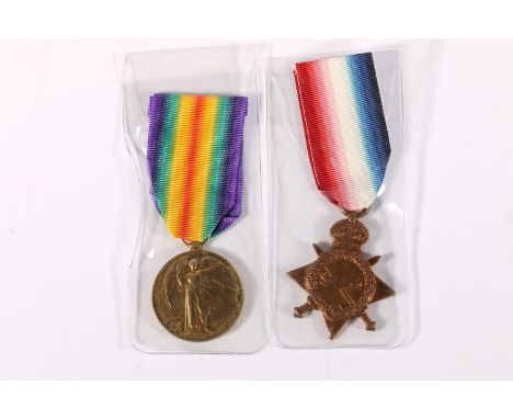 Two WWI medals of 1545 Private Thomas Low of the 1st/3rd Highland Field Ambulance Royal Army Medical Corps (Territorial Force