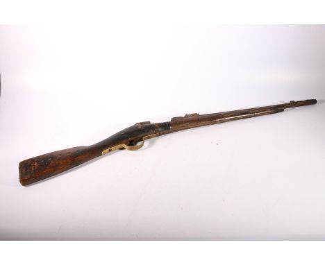 Relic condition Gras Mle 1866-74 M80 Rifle: French Army. Worn/relic condition with stock, barrel, trigger, guard &amp; flip u