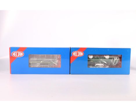 Two Heljan DCC OO gauge model railway locomotives including 2726 Class 27 diesel engine D5347 green BR and 8750 diesel engine