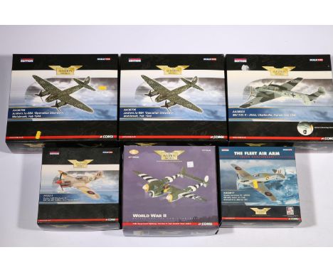 Corgi The Aviation Archive 1:72 scale limited edition diecast aircraft models including two AA36706 Junkers Ju-88A Operation 