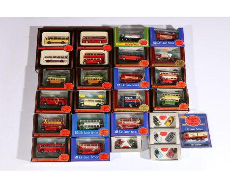 24 Gilbow Exclusive First Editions EFE 1/76 scale diecast model buses and cars including 23308 London Transport, 23311 London