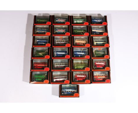 25 Gilbow Exclusive First Editions EFE 1/76 scale diecast model busses including 10114 Bradford, 10118 St Helens, 10119 Hull 