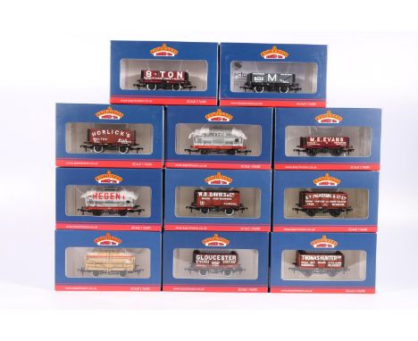 Eleven Bachmann Branch-Line OO model railways rolling stock wagons, all Bachmann Collector's Club issues including 372009K 7 