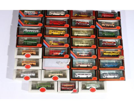 31&nbsp;Gilbow Exclusive First Editions EFE 1/76 scale diecast model vehicles including 11902 Yelloways, 12101 Southdown, 122