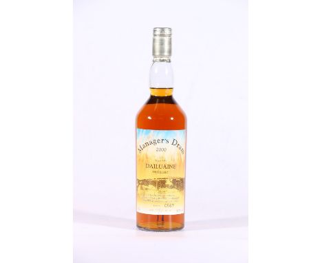 DAILUAINE 17 year old single malt Scotch whisky, bottled from a sherry cask on 20th November 2000&nbsp;by Diageo for The Mana