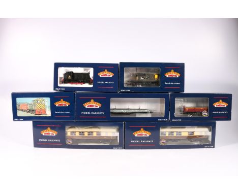 Ten Bachmann Branch-Line OO model railways including 31341 04 diesel shunter 11222 BR black, 31335 04 diesel shunter 11226 BR