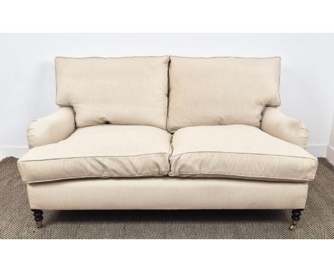 GEORGE SMITH SOFA, to match previous lot, 90cm H x 172cm x 115cm.