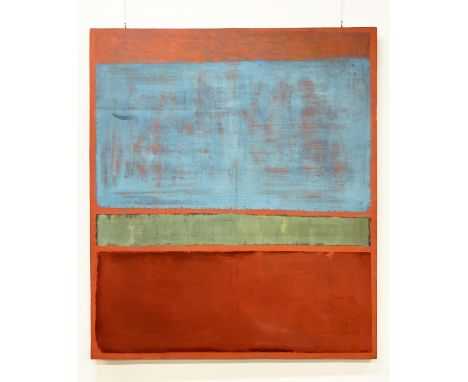 AFTER MARK ROTHKO (1903-1970), 'No 6 (Violet, Green and Red)', oil on canvas, 203cm x 176cm.