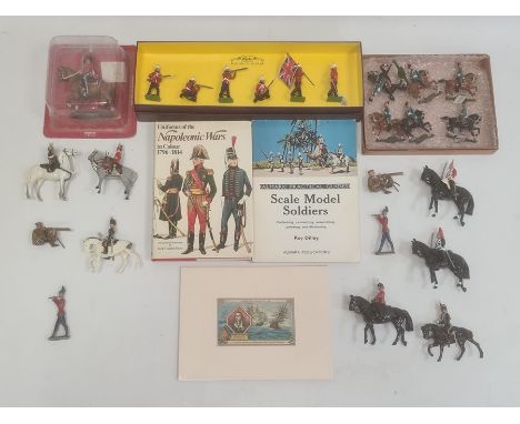Britain's Royal Marine Light Infantry set of soldiers, no.8808, boxed, a Carl N Jensen Tinsoldater set of six cavalry in box,