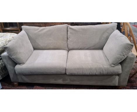 Two-seater Next sofa in grey upholstery