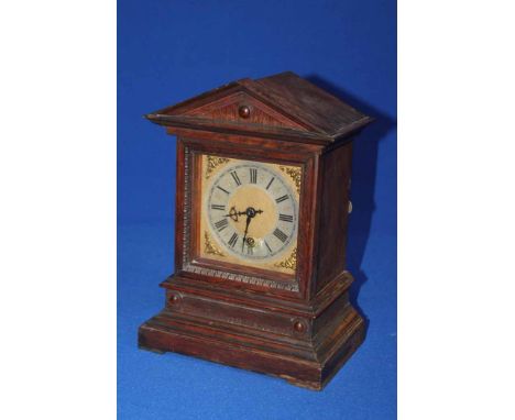 MAHOGANY CASED MANTEL CLOCK 