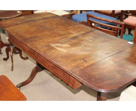 EARLY 19TH CENTURY MAHOGANY SOFA TABLE 